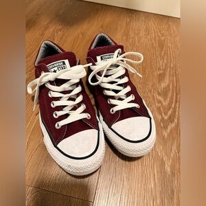 Converse Kids Burgundy Sneakers